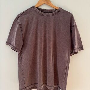 Free Planet Earthy Brown Oversized Tee